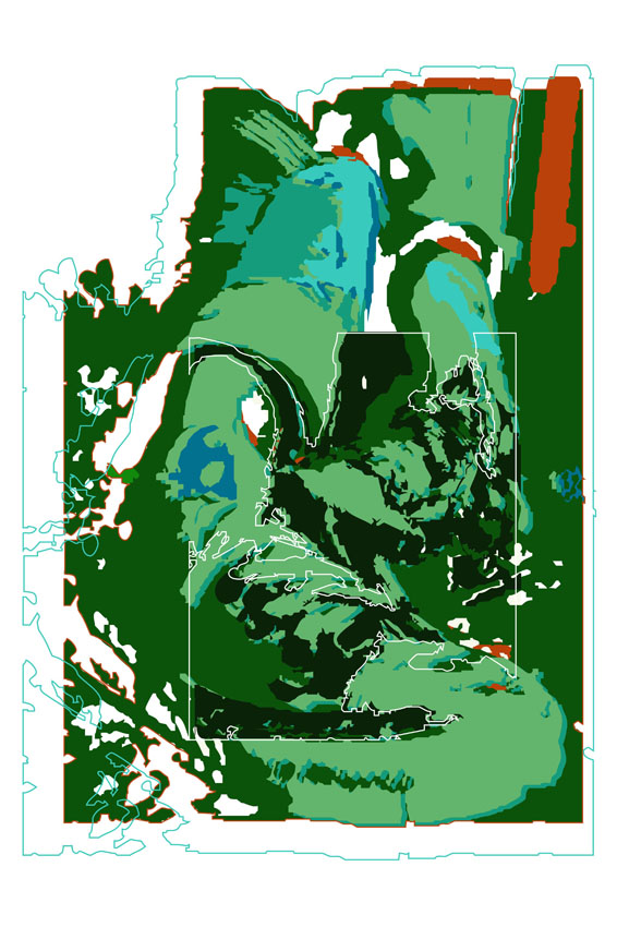 Ohne Titel 2007, 700.-
Druck auf Leinwand, Holzkeilrahmen
limitierte Auflage 1/3